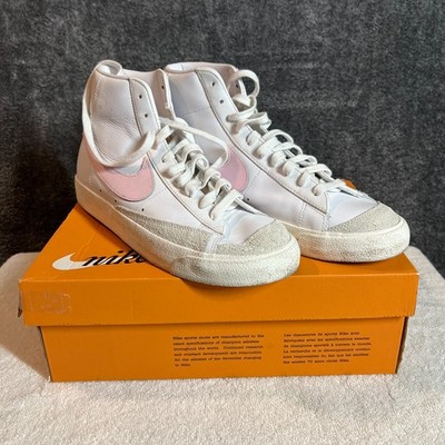 Nike Blazer Mid 77 Gs White Pink Spell BQ6806108 Shoes Sneakers Mens Size 12