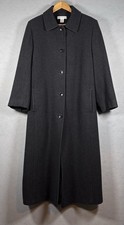 100 Wool Preston York Women's Long Coat, 100 Lined, Size 16W
