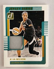 A'ja Wilson 2025 Panini Donruss Jersey Series 1/25 WNBA #49 Las Vegas Aces /25
