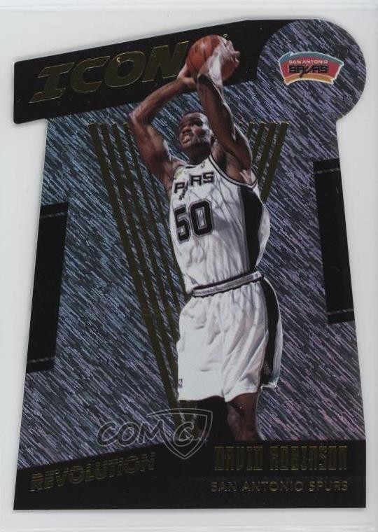 2015-16 Panini Revolution Icons Die-Cuts David Robinson #15 HOF 19m2