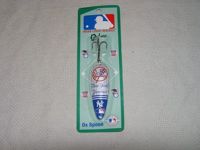 Leurre De Pêche Vintage Oxboro – Cuillère OX Spoons – New York Yankees – Neuf En Boîte