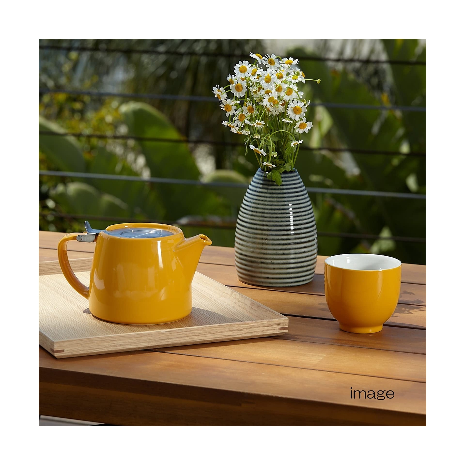 FORLIFE+Stump+Teapot+With+SLS+Lid+and+Infuser+18ounce+Mandarin