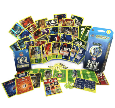 Retired Rare NFL RUSH ZONE Kickoff Starter Deck Trading Card GAME Series 1 NEW