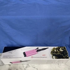 Curling Iron Wand Hair Curler ~3 Barrel~ 2 Temperature Level Fast Heating EWC!