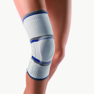 Bort 114510 Knee Brace Osgood-Schlatter, Silicone Ring Knee, Silver German
