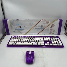 Rock Candy Cosmoberry Wireless Keyboard & Mouse Set PC/MAC Compatible