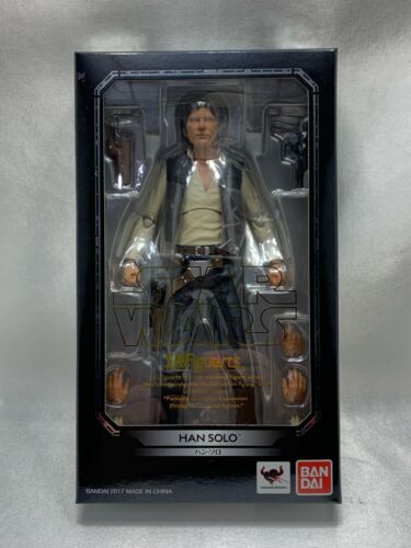 Japan Figure S. H. Figuarts Han Solo Star Wars A NEW HOPE Bandai from Japan - Picture 1 of 11