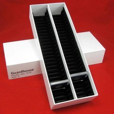 2 Coin Storage Boxes holds up to 50 Plastic Square 2x2 Coin Holders 18