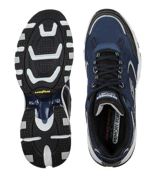 靴 SKECHERS KECHER AIR- COOLED MEMORY FOAM SKECHERS Men's Leather, Air Cooled, Goodyear Sole, Memory