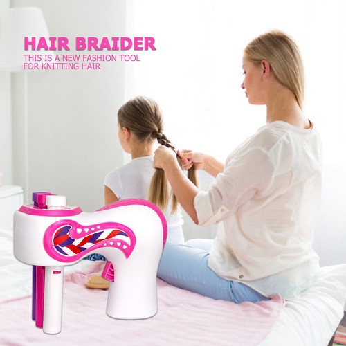 Automatic Hair Braider Styling Tool Smart Quick DIY Electric Hair Braid Machine - Bild 6 von 12