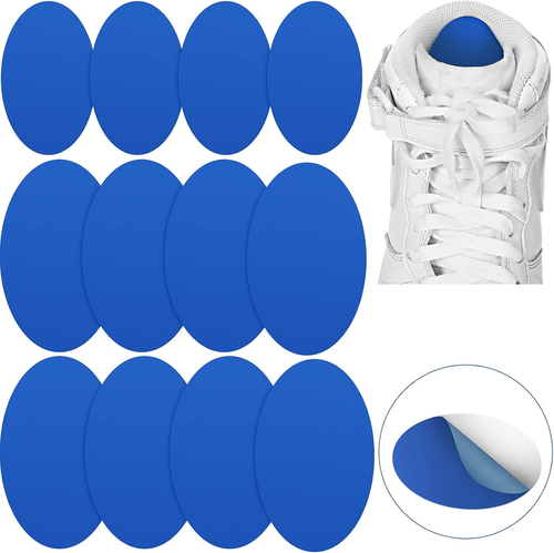 12 Pieces Oval Blister Prevention Pads Heel Blister Pad for Most Types of Footwe - Picture 9 of 12