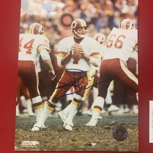 JOE THEISMANN NFL HALL OF FAME SUPER BOWL CHAMPION AUTO 8X10 PHOTO - Picture 8 of 8