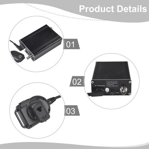 13,8 V Salida de corriente continua Hf Him Radio 3,5-30 MHz 50 Ohm/SO-239 Máximo 10W - Imagen 9 de 24