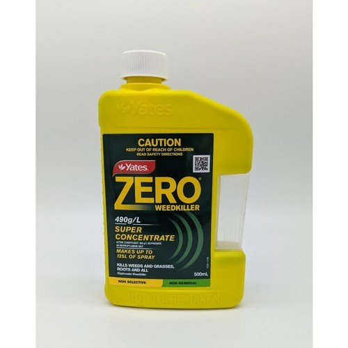 Yates Zero Weedkiller 490g/L Super Concentrate 500mL 9310428011245 eBay