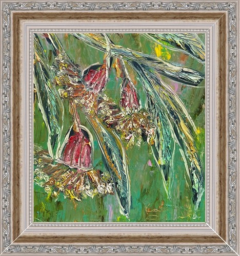 Eucalyptus Soul - Peaceful Botanical Framed Painting For Natural Interior Vibe