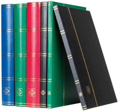 315975 DIN A4 Sorter, 16 Black Pages, Non-Padded Cover, Black
