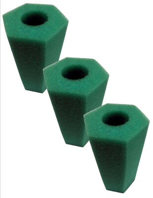 Hozelock Cyprio Green Machine 2500 Pond Filter Foams Replacement , 3 Pack