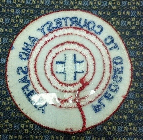 PLEDGED TO COURTESY AND SAFETY FIRST RESPONDER Sew-On Patch - Picture 2 of 2