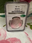 1887 MORGAN SILVER DOLLAR MS64 PL