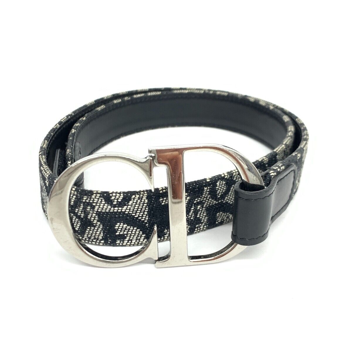 Good Condition! Christian Dior Belt CD Logo Buckle Trotter Good Condition! Christian Dior Belt CD Logo Buckle Trotter