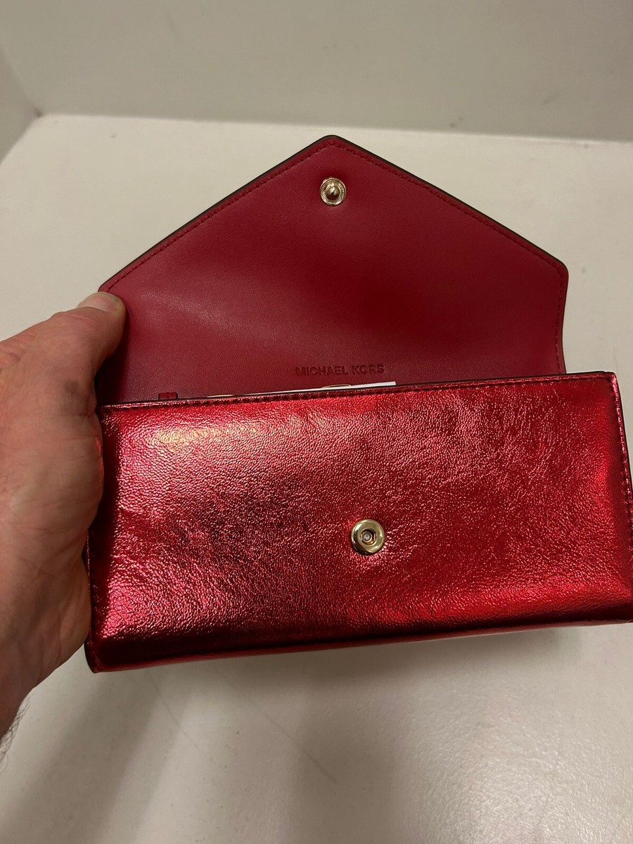 Michael Kors Jet Set Travel Large Logo Envelope Continental Wallet