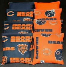 CHICAGO BEARS Cornhole Bags 8 ACA Regulation Corn Toss Baggo Bean Bags