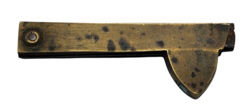 ANTIQUE Civil War Era Brass / Steel Doctor's Medical Blood Letting Bleeder Feam - Picture 3 of 4