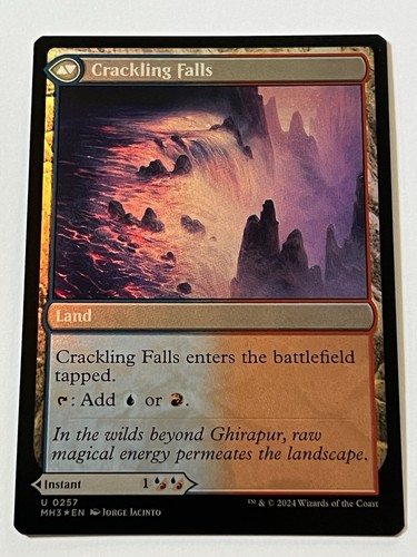 Crackling Falls / Rush of Inspiration 257 MTG MH3 2024 Mint - 9.0 + Foil - Picture 5 of 18