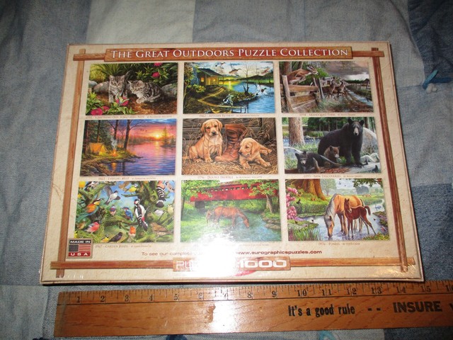 EuroGraphics Evening Mist Puzzle – 1000 Teile, Landschaftsmotiv Mit Abendnebel, Aus Recyceltem Karton