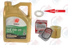 GENUINE Oil Filter 04152-YZZA6 + 5QTS. IDEMITSU 0w-20 Oil for Toyota Lexus
