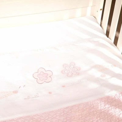 silver cross cot bedding pink