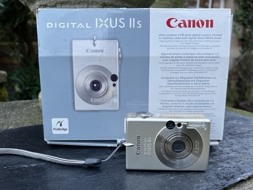 CANON DIGITAL CAMERA IXUS II S (E) 3.2 Mega Pixel Charger & Battery missing