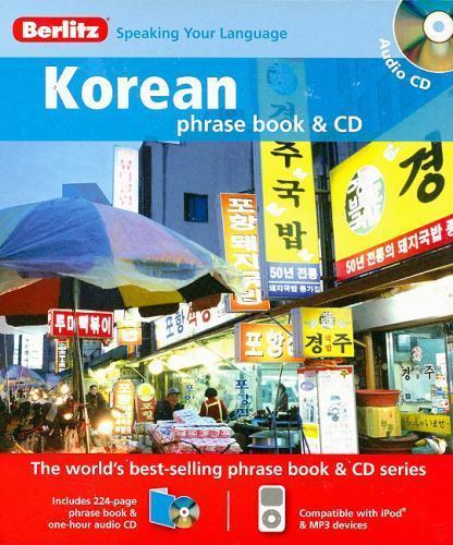 Phrase Book and CD Ser.: Korean by Berlitz (2008, Trade Paperback) for ...
