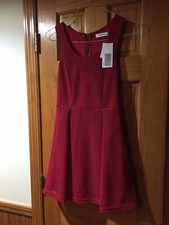womens maroon dress