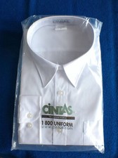 Cintas white long sleeve tailored blouse size L NEW