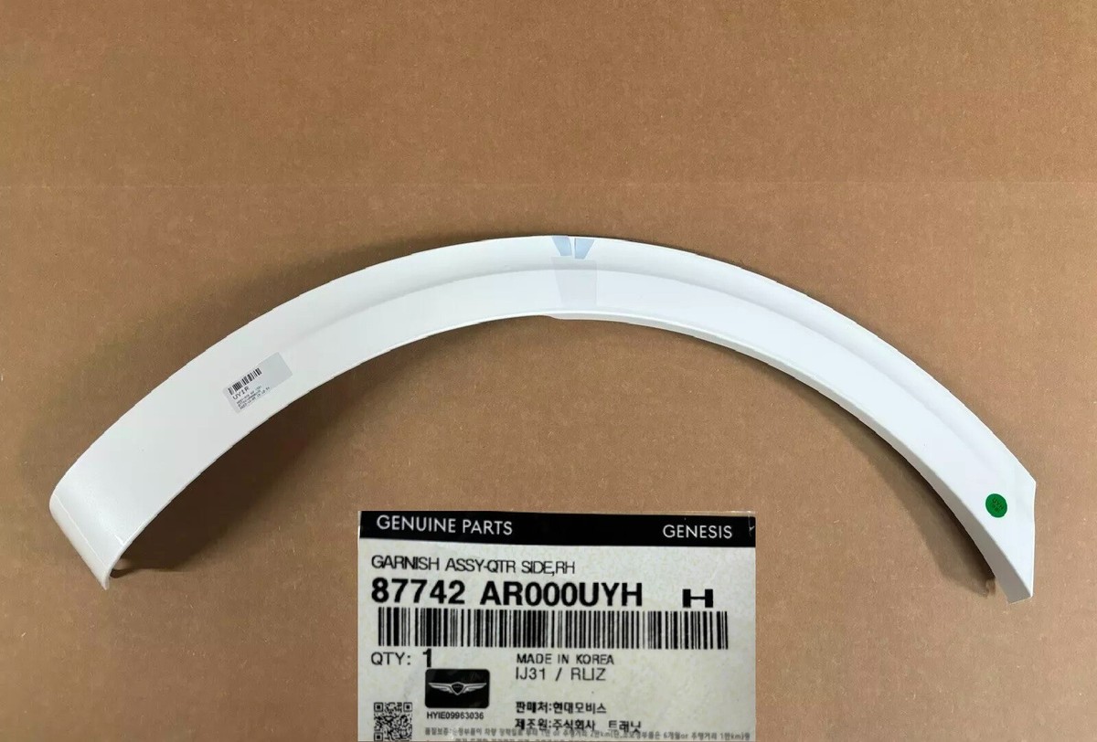 Rear Fender Molding Wheel Flare Garnish 2022 to 2026 GV70 2.5L
