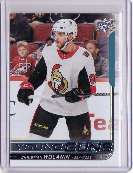 CHRISTIAN WOLANIN 18/19 Upper Deck UD Young Guns YG Rookie #460 *MINT* Senators