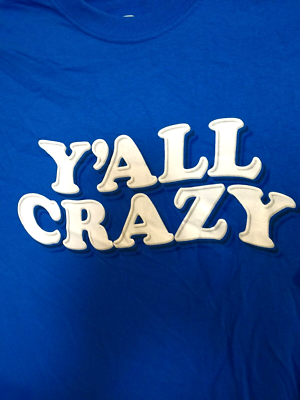 Y'All Crazy Funny Slogan Comical BBQ Family T-Shirt Sz 2XL New | eBay