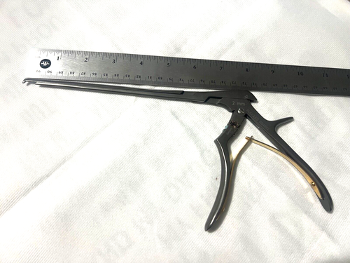 Ruggles RB4892 Orthopedic Kerrison Rongure 2mm X 40° Down Bite 8" Length - Picture 5 of 5