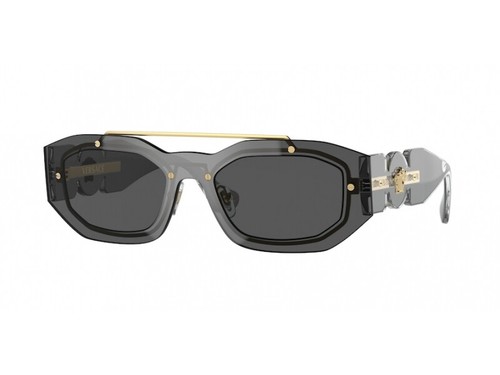 Versace Occhiali da Sole VE2235 100287 Grigio Grigio scuro Uomo | eBay