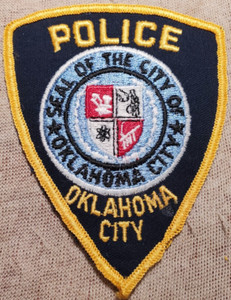 OK Oklahoma City Oklahoma Police Shoulder Patch