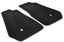 Fit 07-12 Jeep Wrangler 2 Pieces Custom Fit Black Front Nylon Carpet Floor Mat