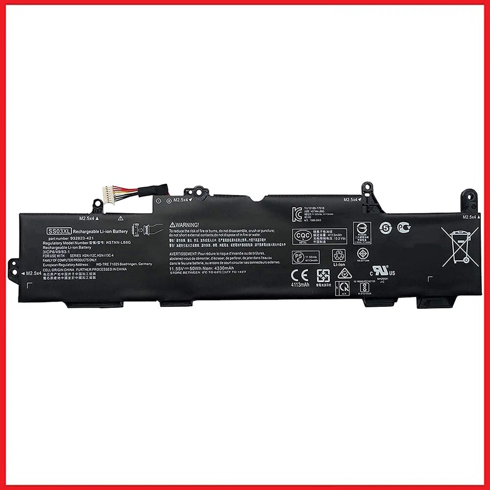 HP EliteBook Battery Genuine SS03XL 830 840 735 745 G5 G6 933321-855 933321-006