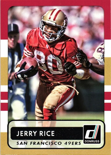 Jerry Rice #164 card from 2015 Panini Donruss