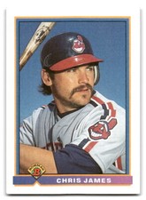 Chris James 1991 Bowman Baseball #67 Cleveland Indians