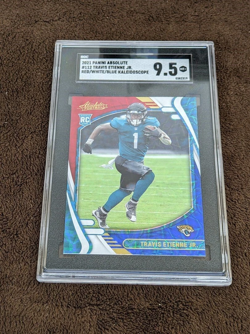 Travis Etienne Panini Absolute #112 Red/White/Blue Kaleidoscope