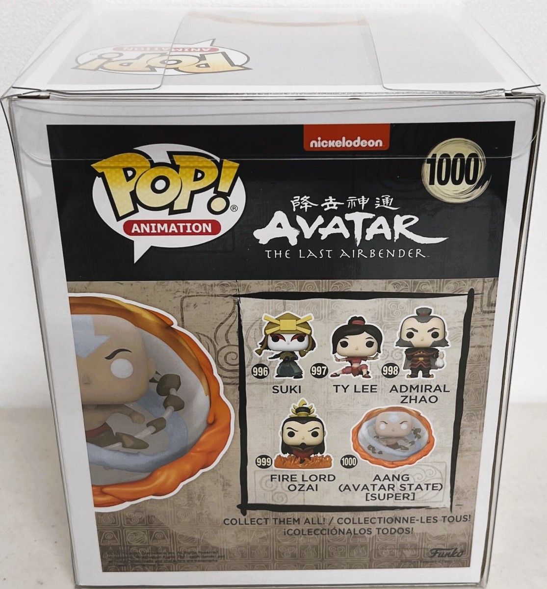Funko Pop Avatar AANG 1000 – Édition Spéciale Glows In The Dark (Limité) Pour Fan Absolu Glows In The Dark Funko