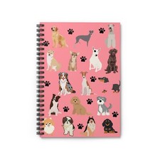Cute Dog-Themed Spiral Notebook - Perfect for Pet Lovers, Students
