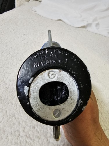 RARE 1968 NHL hockey Scott Product bottle opener skate puck cast iron/metal-READ - Picture 5 of 7