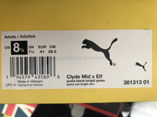 puma clyde elf sneakers
